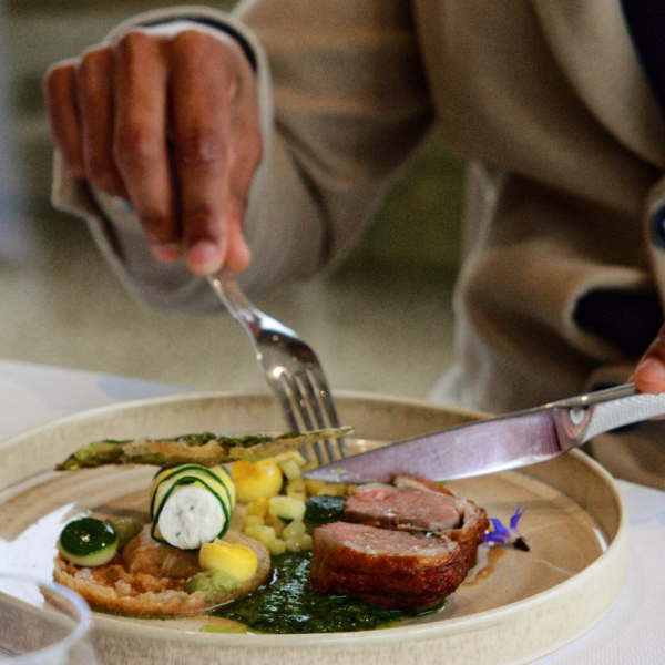 plat gastronomique restaurant cayola les sables d'olonne